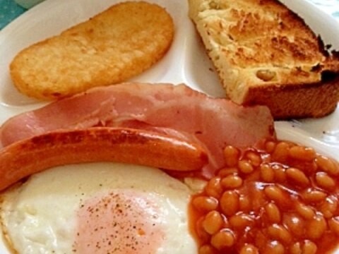 【英国朝ごはん】イングリッシュ・ブレックファースト